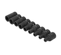 Luqeeg Set di Presa Tocca 9 Pezzi 1/2 Pollice, Set di Chiavi Sottile con Resistenza All'impatto Cr Set di Estrattori a Vite in Acciaio Molibdeno per Chiavi Elettriche Pneumatiche