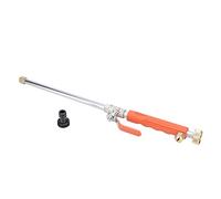 Luqeeg Spray Rondella Ad Alta Pressione G3/4 DN20, Strumento di Irrigazione degli Ugelli con Valvola Dell'interruttore, Lega di Alluminio, Gomma e Ottone per il Pavimento Dell'auto (ORANGE)