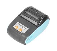 Luqeeg Stampante Termica per Scontrini, 58 mm, Wireless Bluetooth, Connessioni Multiple, Stampante Portatile per Scontrini per il Settore della Ristorazione (Con custodia)
