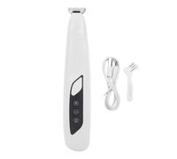 Luqeeg Taglia Zampe di Gatto con Luce LED, Tagliacapelli Elettrico Portatile Ricaricabile Impermeabile per Zampe di Gatto, Strumento per Toelettatura di Animali Domestici per Artigli, (WHITE)