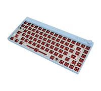 Luqeeg Tastiera Meccanica, Tastiera con Illuminazione RGB 84 Tasti, Tastiera Personalizzata Cablata Hot Swap Wireless 2.4G BT 3.0 5.0 Tipo C Connect Tastiera Meccanica Fai-da-Te per Win (Blu)