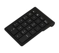 Luqeeg Tastierino Numerico Wireless Ultrasottile a 22 Tasti, Design Ergonomico, Design della Struttura del Cappuccio dei Tasti con Piede a Forbice, Compatibile con 5.0, Fino a 80 Ore