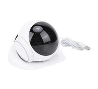 Luqeeg Telecamera Pet Mobile, a Batteria Rilevamento Umani Animali Ricarica Follow Auto, 2 Vie Audio Registrazione Video Robot Sorveglianza Interna per Cani Gatti Bambini Anziani