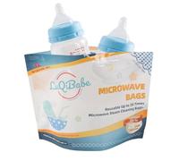 LuQiBabe Sacchetti per biberon per microonde, 20 usi per sacchetto, accessori essenziali per tiralatte e accessori per microonde, per massaggiagengive, succhietto, confezione da 20