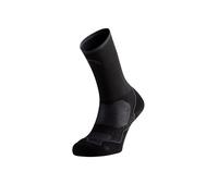 Lurbel Sfida Five Compression, Calzino compressivo, calzini da trail running, calzini senza cuciture, calzino anti-vesciche, calzino alto. Unisex, Nero , L