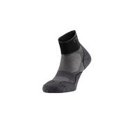 Lurbel Sfida Three, calze da trail running, calze anti-vesciche, anti-odore, calze traspiranti da montagna, unisex., Grigio / nero, L