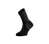 Lurbel Street Pro Five Compression - Calzini da corsa compressivi unisex, calzini anti-vesciche e traspiranti, per asfalto a lunga distanza., Nero / blu, L