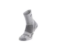 LURBEL Terra Five, calzini outdoor, calzini da passeggio, calzini anti-vesciche, senza cuciture, traspiranti, calzini da trekking. Unisex., grigio/grigio marengo, L