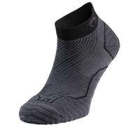 Lurbel Tiwar, calzini da corsa, calzini senza cuciture, calzini anti-vesciche, calzini da corsa, calzini traspiranti. Unisex, Grigio / nero, M