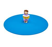 Lurch 210881 - Coperchio in vetro 100% platino di alta qualità senza BPA, Ø 10,5 cm, colore: Blu Baviera