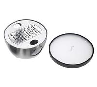 LURCH Grattugia per parmigiano RazorTech EDS con coperchio 13 cm argento