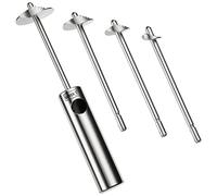 Lurch 220295 Veggie Drill - Perforatore Verdure a 4 Punte, in Varie Dimensioni, in Acciaio Inox