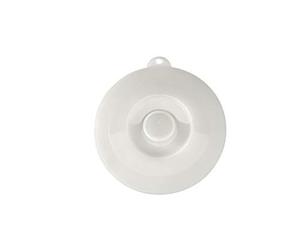 Lurch 220604 Coperchio Universale per pentole, padelle e Ciotole, Silicone, Trasparente, 21 x 21 x 1,5 cm