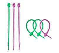LURCH 70243 - Set di 6 nastri di chiusura universali, in silicone