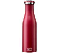 Lurch, Borraccia thermos, Acciaio INOX, rosso bordeaux, 7.7 x 7.7 x 26.3 cm