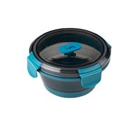 Lurch Contenitore salvafreschezza in silicone, 400 ml, rotondo, per il pranzo, pieghevole e a prova di perdite, ideale per i viaggi