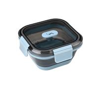 Lurch Contenitore salvafreschezza in silicone, 500 ml, colore blu, pieghevole e a prova di perdite, contenitore per il pranzo da viaggio