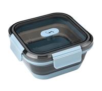 Lurch Contenitore salvafreschezza in silicone, 700 ml, colore blu, pieghevole e a prova di perdite, contenitore per il pranzo da viaggio