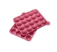 Lurch FlexiForm 83027 Silicone Mould for Cake Pops 20 - 8 x 24 x 4.5 cm Pink
