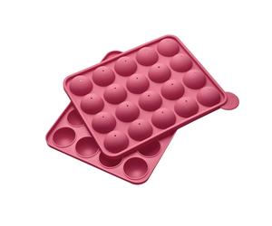 Lurch FlexiForm 83027 Silicone Mould for Cake Pops 20 - 8 x 24 x 4.5 cm Pink