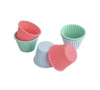 Lurch FlexiForm XXL - Set di 6 muffin, 100% silicone platino senza BPA, 8 x 6 cm