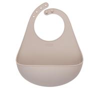 Lurch Little Bavaglino in silicone, misura regolabile, colore: Grigio caldo
