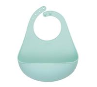 Lurch Little Bavaglino in silicone, misura regolabile, colore: menta