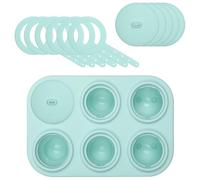 LURCH Popsicle IceForm Arctic - Stampo per ghiaccio in silicone per 6 ghiaccioli con animali | Harmony Menta