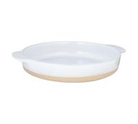 Lurch Terra Nova - Pirofila rotonda in ceramica, diametro 26 x 5 cm, colore: Bianco/