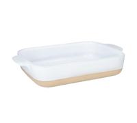 Lurch Terra Nova - Stampo per forno in ceramica, 24,6 x 16,5 x 5,1 cm, colore: Bianco/Crema