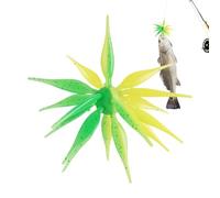 Lure Artificiale Riccio di Mare Artificiale Bicolore per la Pesca con | Esca Riccio Di Mare Elastica Per la Pesca di Branzino Trota Crappie Pesce Gatto in Acqua Salata da Riva Lago e F