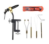 Lure Making Tools Kit - Attrezzi di Legatura per, Strumenti in Metallo durevoli | Set Completo di Esche da Professionale Fly Craft Kit KTIT per hobbisti della Portatile con ago