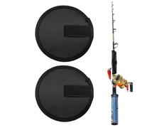 Lure Shield | 2 x coperture per ami da | Gancio per acqua salata, guanti da esca, protezione per esche per canna da, Nero, riferimento alla descrizione, Unisex