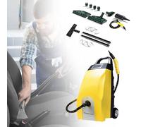 LURECAQING Pulitore a Vapor,3000W Pulitore Vapore Casa, Steam Cleaner ad Alta Pressione per Casa, Vaporetto Portatile per Auto, Macchina per Pulizia a Vapore per Cucina, Piastrelle, Mobili Yellow