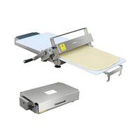 LURECAQING Sfogliatrice Manuale per Pasta, Sfogliatrice Pieghevole per Pasta,Regolabile 0-25mm, Pressa per Pizza Commerciale in Acciaio Inossidabile per Pane, Pasta Sfoglia model400