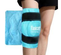 LureLuxe Borsa Ghiaccio Ginocchio, Tutore ginocchio, Tasca di Ghiaccio Ginocchio Riutilizzabile, Facili da utilizzare borsa ghiaccio, per uomo o donna
