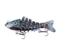 Lures da al bar, esche da all'oro, con diverse articolazioni, per al bar, con gancio, esche colorate da da 10 cm, da portatili per qualsiasi