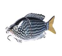 Lures da al bar, esche da nuoto per la al bar,Lures di basso per immersioni in profondità multisecchi realistici - Moneta di pesce che scorre e galleggia per il largo, la barca, l'acqua