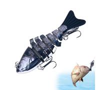 Lures da all'oro, crankbaits per la, Swimage a più articolazioni per la al bar con gancio - Esche colorate di pesce gatto da 10 cm, da portatili per tutti