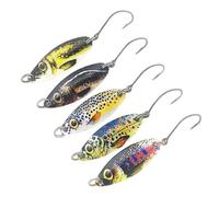 Lures de Bass - Kit esche da, esche da basso a bocca larga | Il design Swimbait convenientemente realistico, ganci ultra affilati per acqua, attira bassi grandi, pol