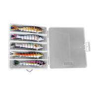 Lures de pêche au, Kit de esche da ,SwimaStaits sans Cattive Erbe per la al - Esche colorate per i bassi, esche da nuoto a forare lento per la all'aperto