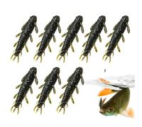 Lures di basso acqua dolce, esche da pesca in acqua salata, esche per la pesca del ghiaccio - Lours da pesca corte esche silkwars per acqua dolce e salata, ideale per il perchoi