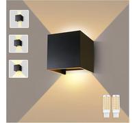 Lureshine Applique da Parete Interno G9 LED Lamp Angolo del Fascio Regolabile Lampada Alluminio Bianco Caldo 3000k Aplique LED da Parete Interni Adatto per Interni/Esternicamera (Nero 1 Pezzi)
