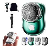 Lureza - Lureza Shaver, 2025 Upgrade Mini-Shave Portable Electric Shaver, Mini Shavers for Men, for Car, Travel, Home Use (Green)