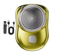 Lureza - Lureza Shaver, Lureza Portable Electric Shaver for Men, Rechargeable Travel Razor for Men, Wet/Dry Electric Razor, LED Display, Type-C charging (Gold)