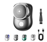 Lureza Shaver, Lureza Mini Shaver, Mini Shave Portable Electric Shavers, Wet and Dry with Digital Display for Home, Car, Travel (Black)