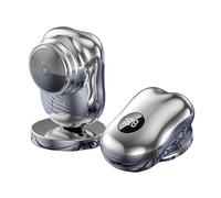 Lureza Shaver, Lureza Mini Shaver, Newest Mini Portable Electric Shaver for Men, Portable Powerful Waterproof Razor for Travel Office Business Trip (Silver)