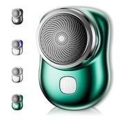 Lureza Shaver, Lureza Mini Shaver, Pocket Size Portable Electric Razor for Men, for Carry it with you (Green)