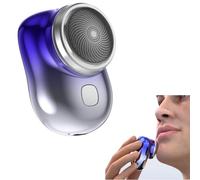 Lureza Shaver,Mini Portable Electric Shaver for Men,Pocket Size IPX7 Waterproof shaving trimmer,USB RechargeableTravel Electric Razors,with Digital Display,for Home, car,Office (Gradient color)