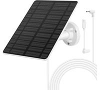 LURICO Pannello Solare da 6W per Telecamera di Sicurezza Esterna Ring, Impermeabile IP65，Supporto Regolabile 360°, Compatibile con Stick Up Cam/Spotlight Cam/Plus/Pro per Casa, Giardino e Esterni